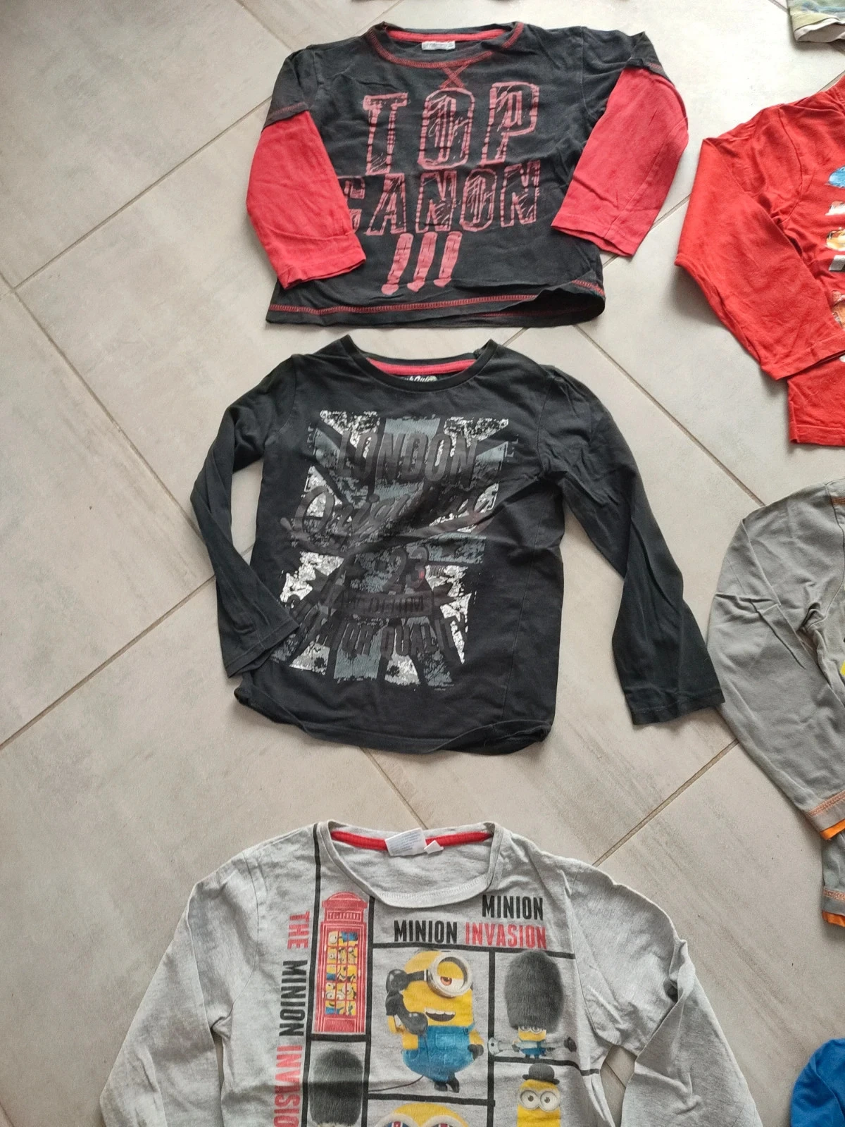 Conjunto de camisetas de mangas longas 6 anos – photo 8